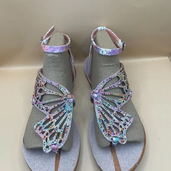 COPPER KEY FLUTTER RAINBOW SANDALS
